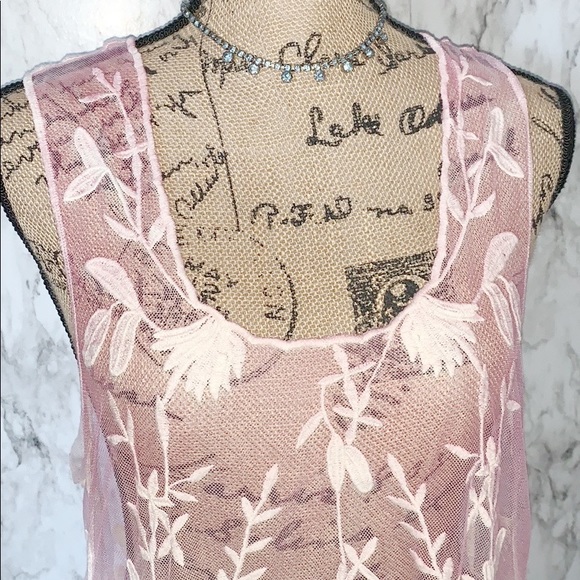 KRISTINE | Sheer Ombré Tank  L/XL - Picture 2 of 6